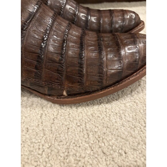 New CODY JAMES MEN\'S EXOTIC CAIMAN WESTERN Cowboy BOOTS Brown 12D BBE4521-01 main image 5